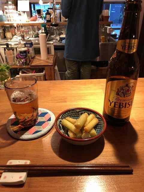 ビールとふき.jpg